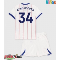 Camiseta Chelsea Josh Acheampong #34 Tercera Equipación para niños 2026-27 manga corta (+ pantalones cortos)